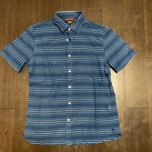 Brand new Button down indigo dyed shirt